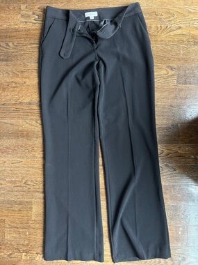 Calvin Klein Black Wide-Leg Dress Trousers